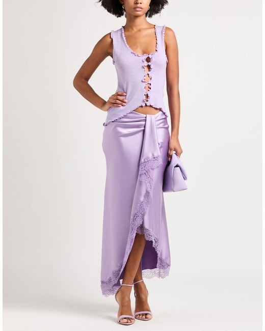 Pinko Purple Maxi Skirts