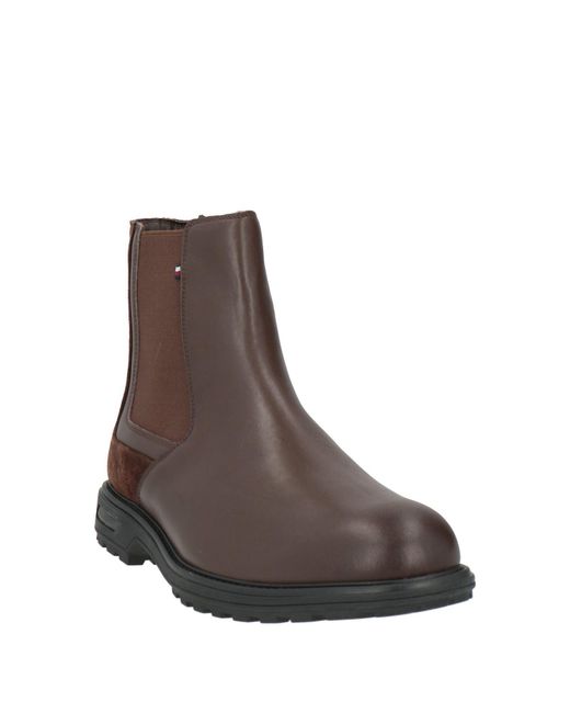 Tommy Hilfiger Brown Ankle Boots for men