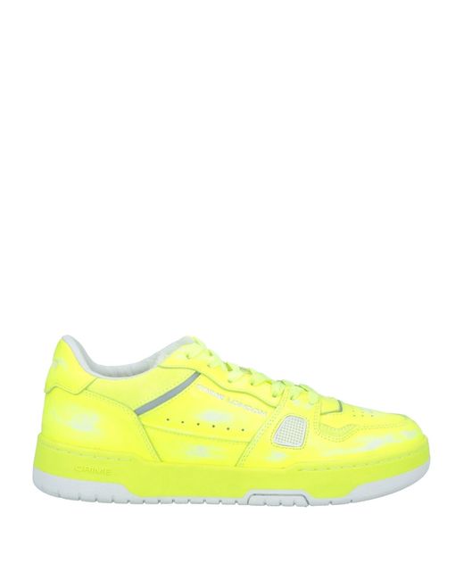 Crime London Yellow Sneakers