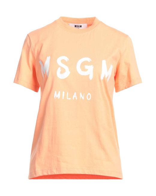 Camiseta MSGM de color Orange