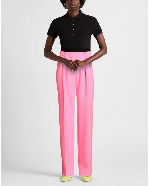Sportmax Pink Pants Virgin Wool, Elastane