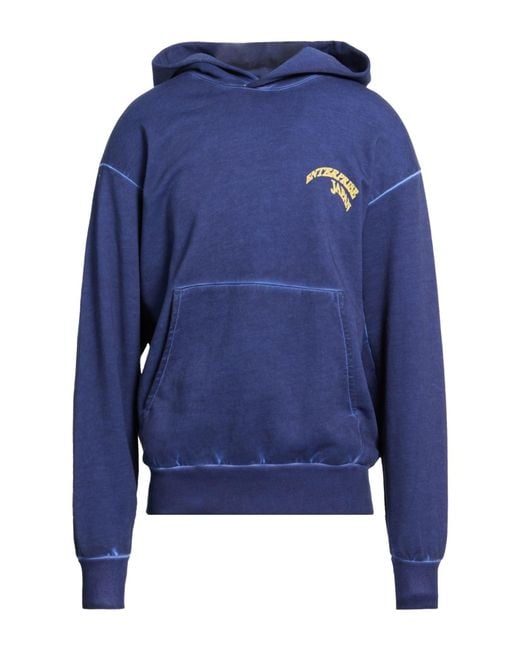 ENTERPRISE JAPAN Blue Sweatshirt Cotton for men