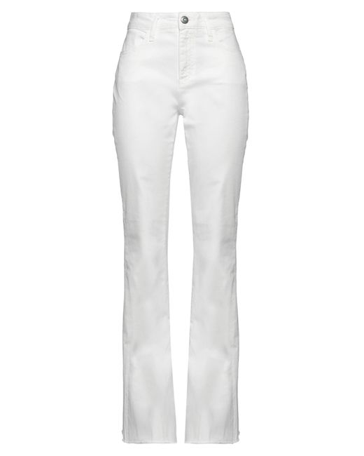 Shaft White Pants Cotton, Elastane
