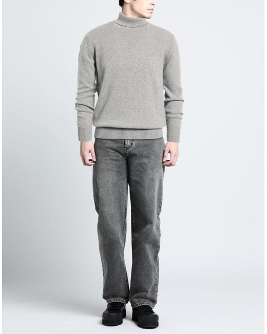 Aragona Gray Turtleneck for men