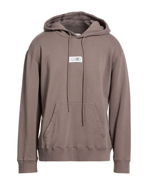 MM6 by Maison Margiela Brown Taupe Sweatshirt Cotton for men