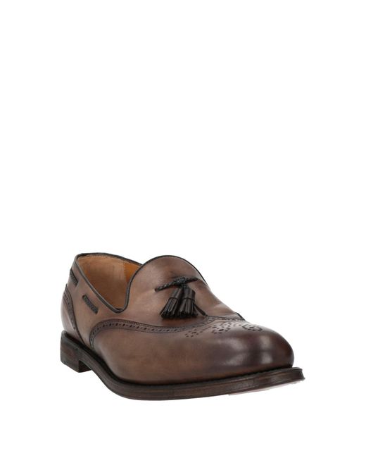 Barrett Brown Khaki Loafers Leather for men