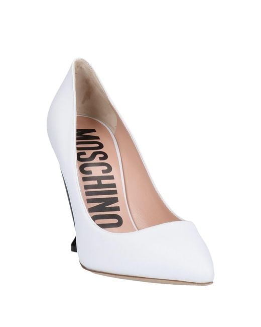 Moschino White Pumps