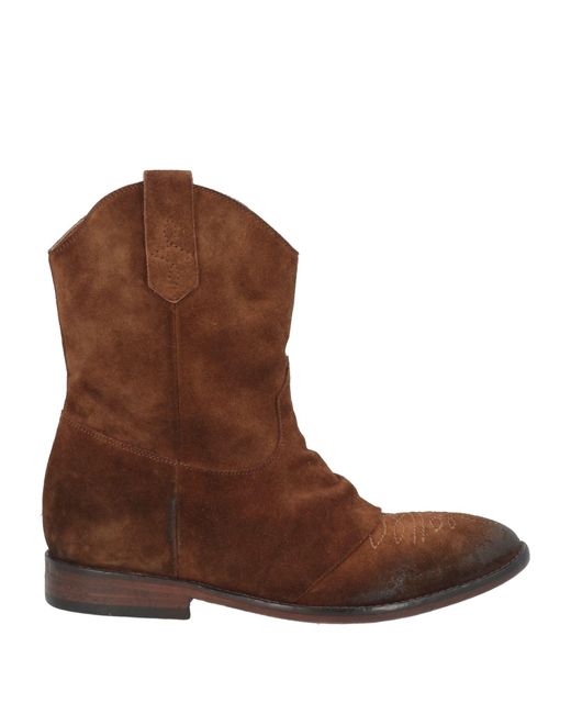 Strategia Ankle Boots Leather in Brown Lyst UK