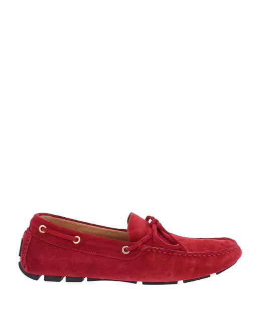 MANIFATTURE ETRUSCHE Red Loafers for men
