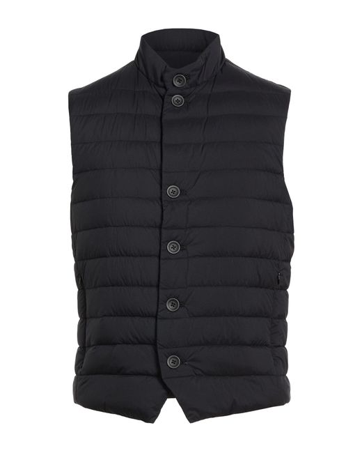 Herno Blue Vest Polyamide, Polyurethane for men