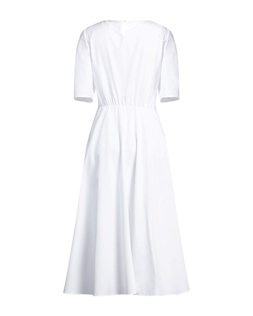 N°21 White Midi Dress Cotton