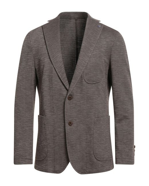 Barbati Gray Blazers for men