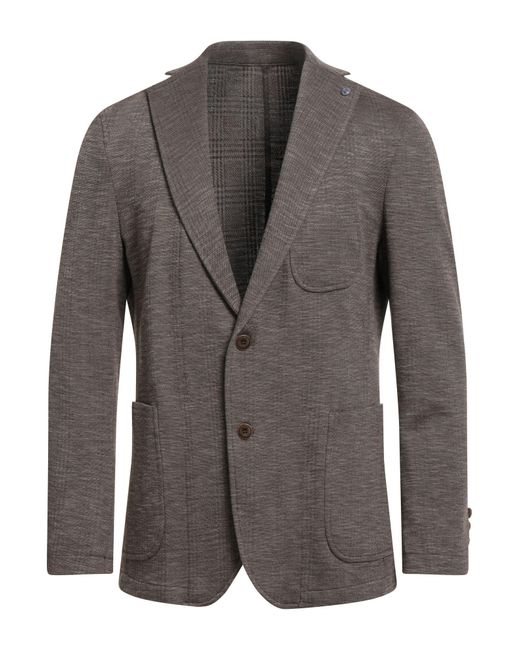 Barbati Gray Blazers for men