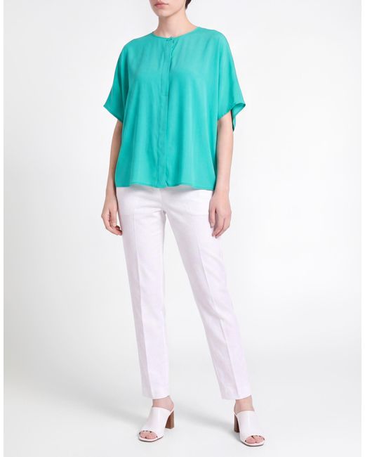 Ottod'Ame Blue Shirt Acetate, Silk