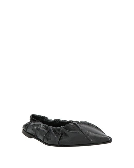 Anine Bing White Ballet Flats