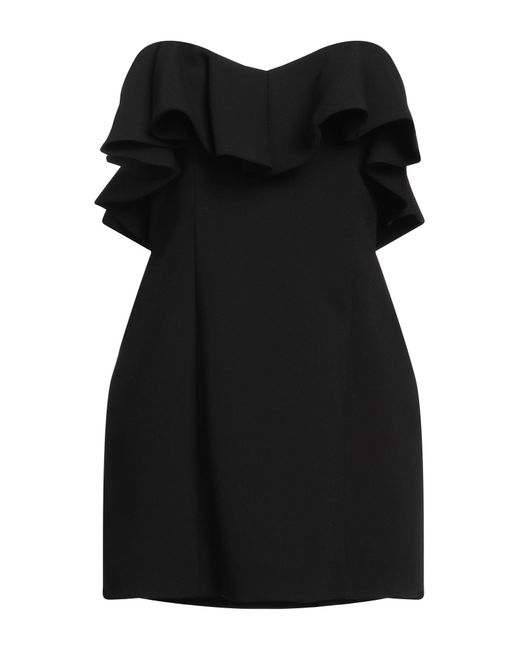 Forte Black Mini Dress Polyester