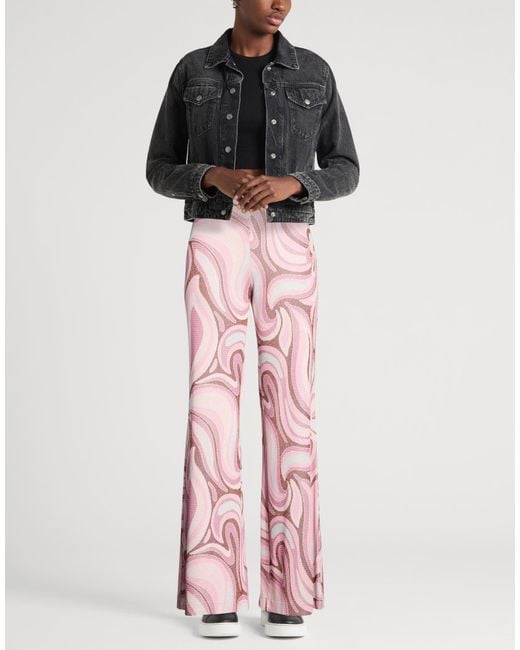 Maliparmi Pink Pants Viscose, Polyamide, Elastane