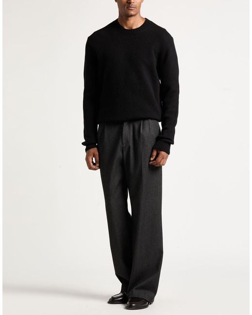 Dolce & Gabbana Black Sweater Virgin Wool, Polyamide for men