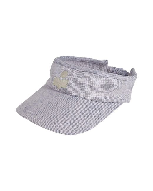 Isabel Marant Gray Lilac Hat Cotton