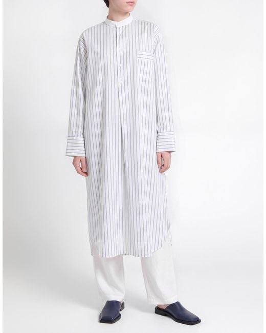 Fabiana Filippi White Midi Dress Cotton