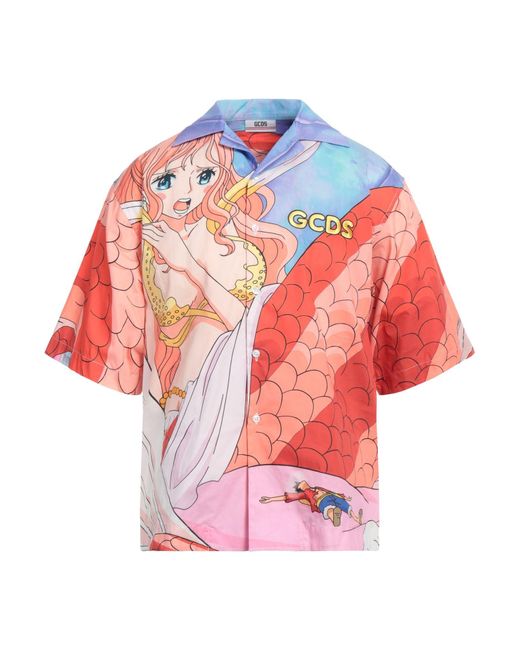 Camicia di Gcds in Pink da Uomo