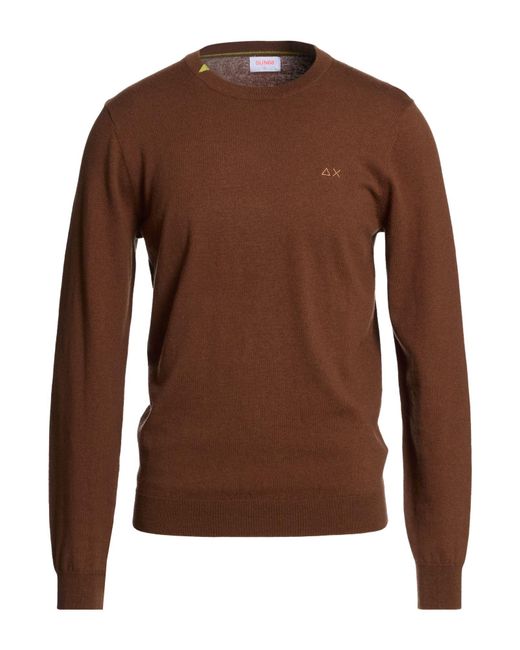 Sun 68 Brown Sweaters for men