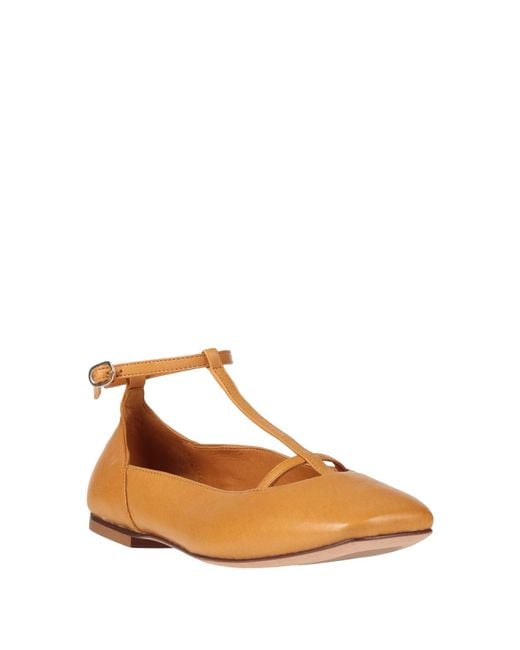 LORENA PAGGI Brown Ballet Flats