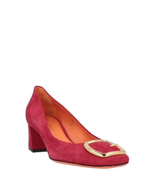 Santoni Red Pumps