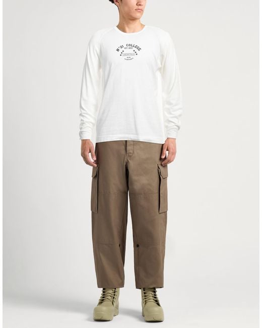 N°21 White Sweater Cotton, Elastane for men