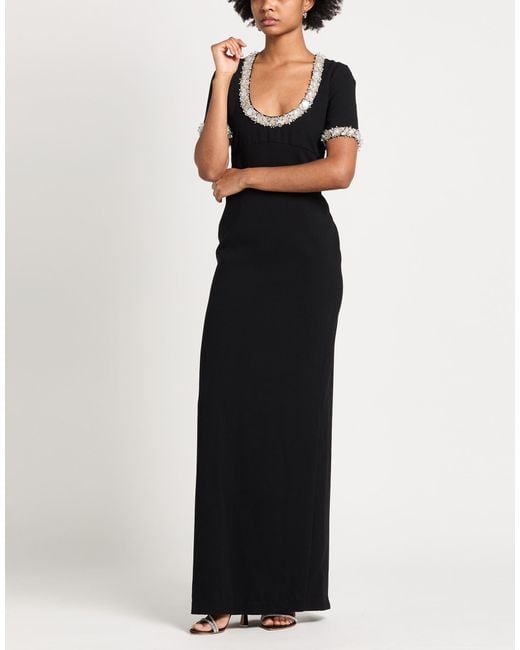 Amen Black Maxi Dress