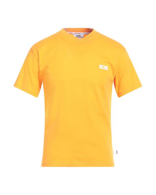 Gcds Yellow T-shirt for men