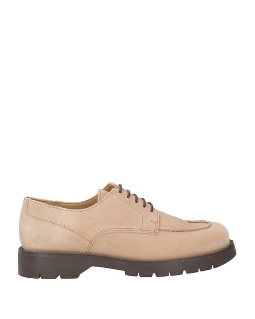 Kleman Brown Lace-Up Shoes Leather for men