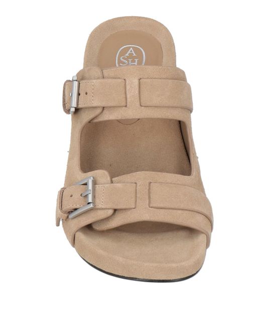 Ash Natural Sandals Leather