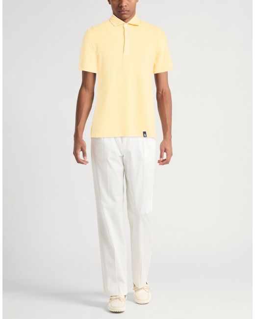 Drumohr Yellow Polo Shirts for men