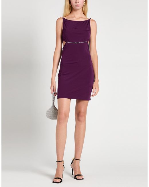 DSquared² Purple Mini Dress