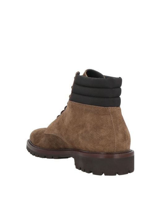 Botines de caña alta Moorer de hombre de color Brown