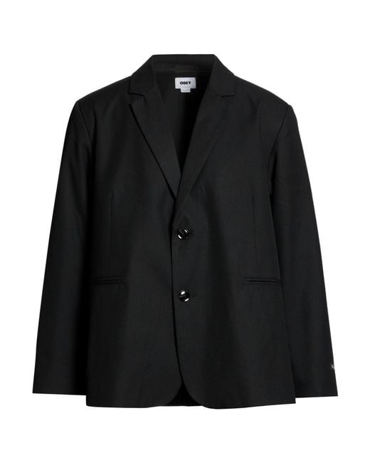 Obey Black Blazer for men