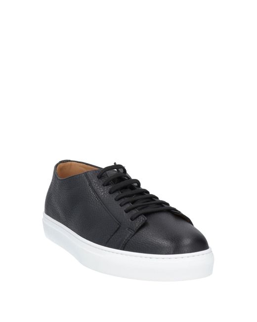 Rossano Bisconti Black Sneakers Leather for men