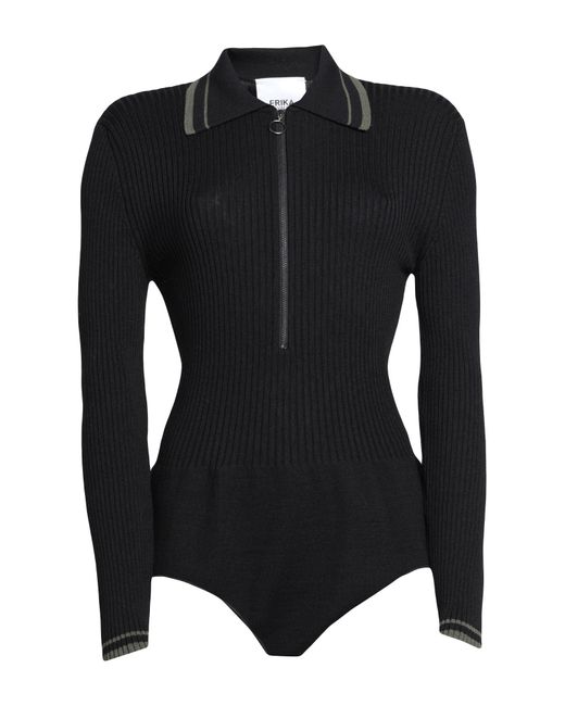 Erika Cavallini Semi Couture Black Sweater