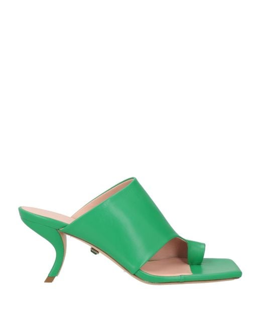 Ilio Smeraldo Green Thong Sandal