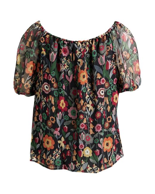 RED Valentino Black Top Silk