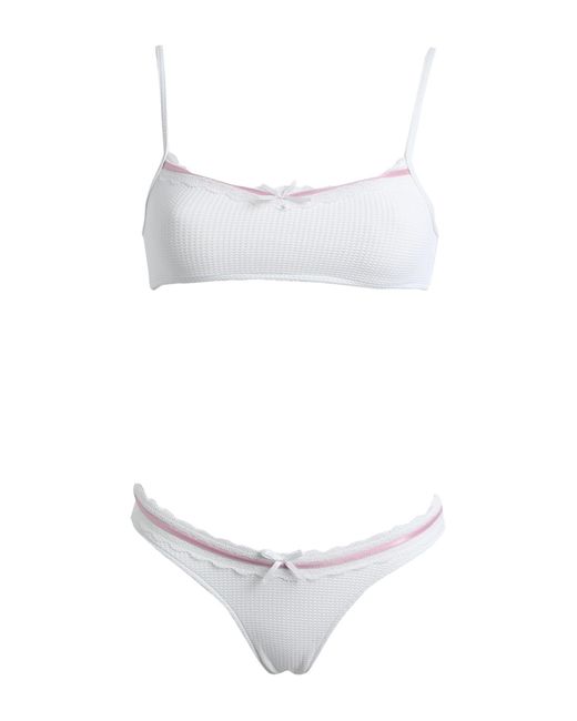 Frankie's Bikinis Bikini in White Lyst