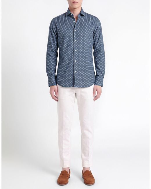 Camicia di Sonrisa in Blue da Uomo