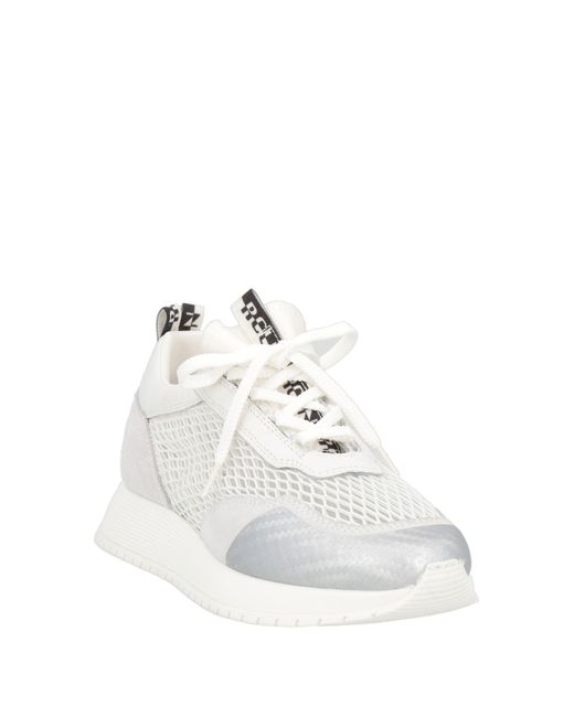 Rucoline White Sneakers Textile Fibers