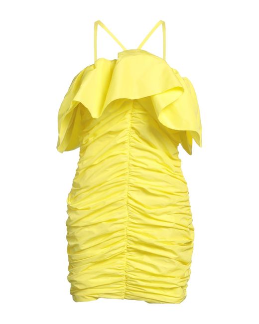 MSGM Yellow Mini Dress