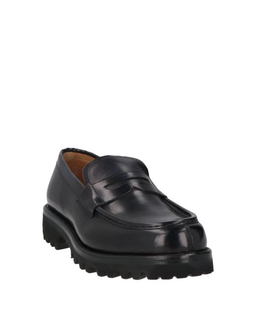 Testoni Black Midnight Loafers Leather for men