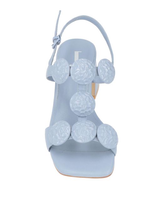 Jeannot Blue Sandals Leather
