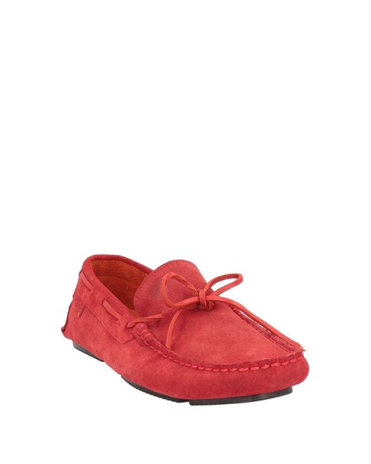 Automobili Loafers in Red for Men Lyst