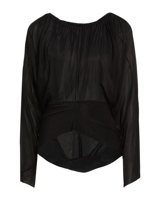 Top Rick Owens de color Black