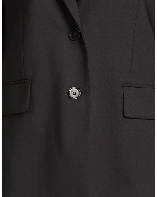 MSGM Black Blazer Virgin Wool, Elastane